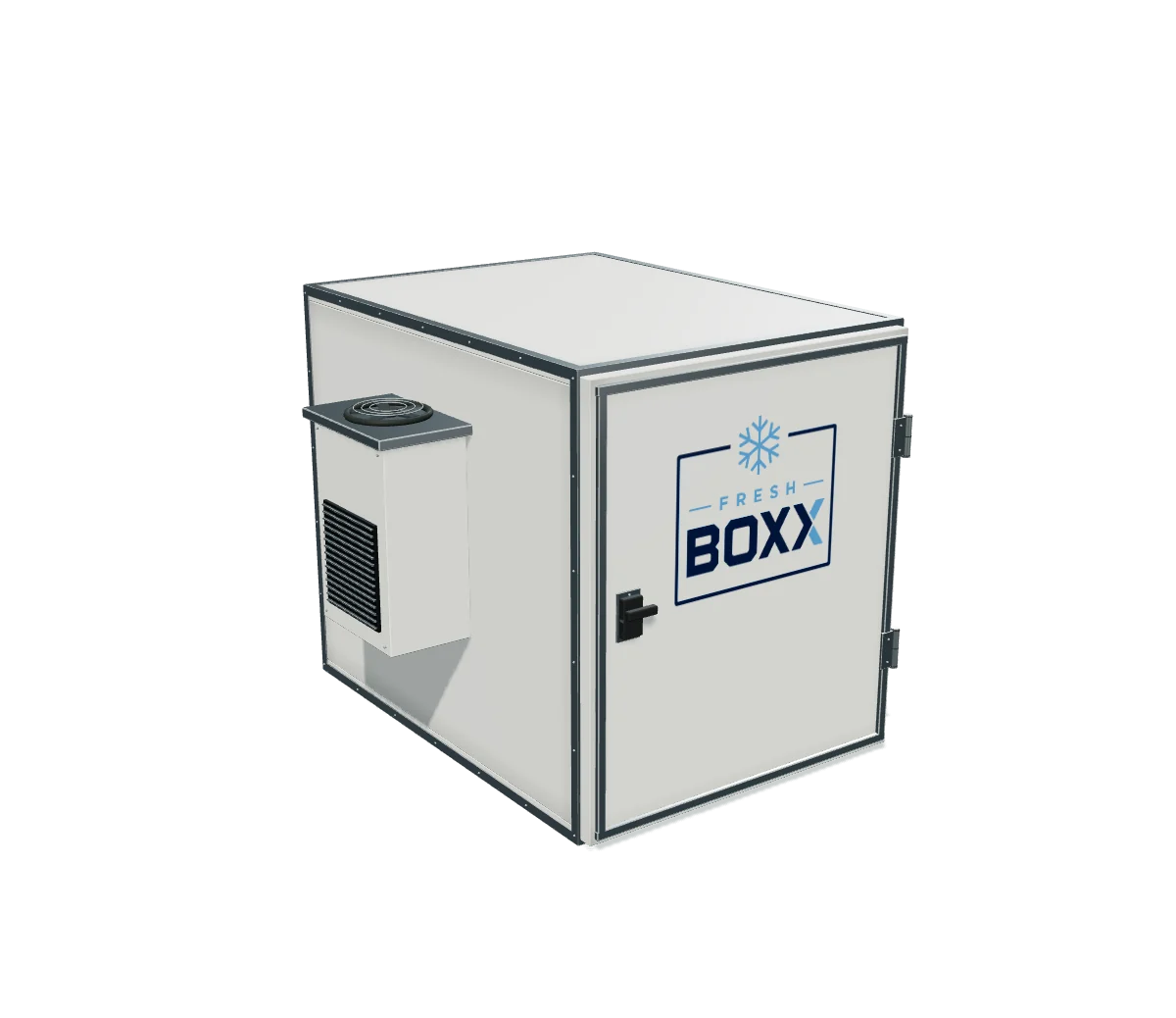 FreshBoxx Modell M mit seitlichem Kühlaggregat